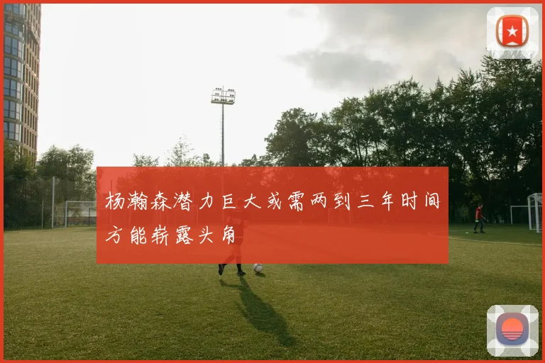 杨瀚森潜力巨大或需两到三年时间方能崭露头角